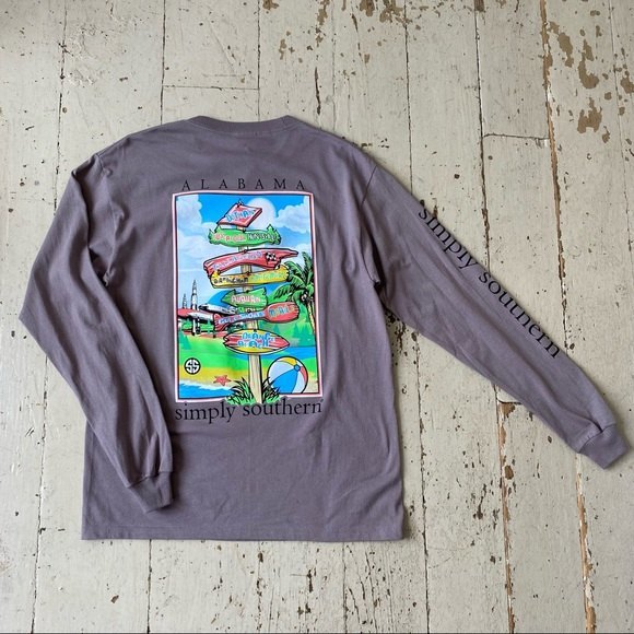 Simply Southern Alabama Long Sleeve Graphic Tee - Picture 3 of 16